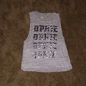 Kanye lettered Dphie Bella tank